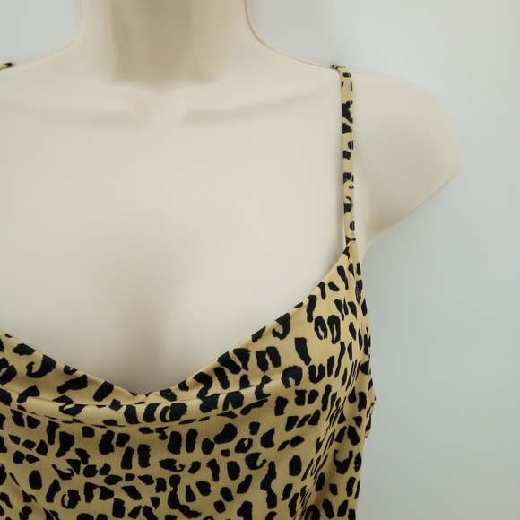 Urban Outfitters Leopard Spaghetti Top S - Picture 8 of 10